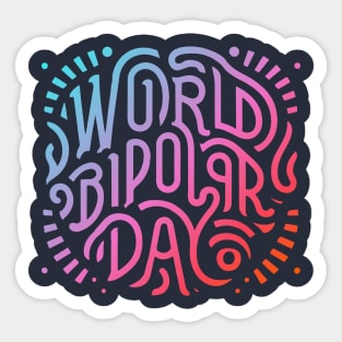 World Bipolar Day – March Sticker